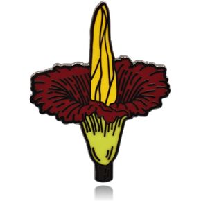 Titan Arum Corpse Plant Flower Hard Enamel Pin
