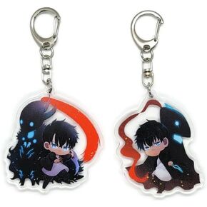 EBTY DREAMS Inc. - Set of 2 Solo Leveling Acrylic Keychain Sung Jin Woo v1