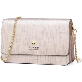 Small Crossbody Purse for Women, Saffiano Leather Ladies Mini Shoulder Chain Bag (Gold) in Saudi Arabia