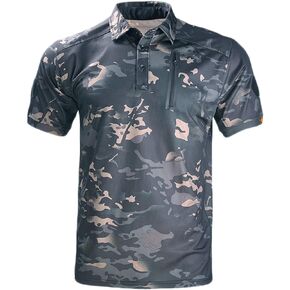 HARGLESMAN Men's Tactical Short Sleeve Polo Shirt(S-3XL)