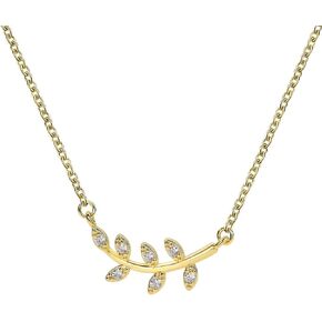 HUARJO 18K Gold Plated CZ Diamond Necklace for Women Teen Girls,Dainty Gold Cubic Zirconia Necklace Cute Fashion Pendant Choker Necklaces Trendy Jewelry Set Gifts for Women Girls.