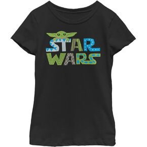 STAR WARS Mandalorian Girls Short Sleeve Tee Shirt