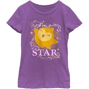 Disney Wish Im a Star Girls Short Sleeve Tee Shirt