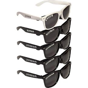 POLARIZED Bachelor Party Sunglasses Complete Set of Wedding Supplies Groom, Best Man, Groomsman