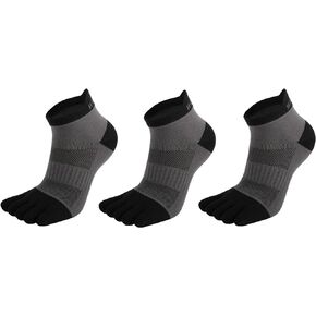 Toe Socks Ankle Running Socks Athletic Socks for Men Women Sports Socks Five Finger 4-11 Hiking Basketball No Show