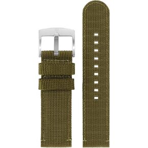 Green Webbing Strap - Compatible with the 1907 series 24mm / Green / Webbing