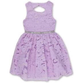 Speechless Girls' Sleeveless Organza Jacquard Party Dress in Kuwait