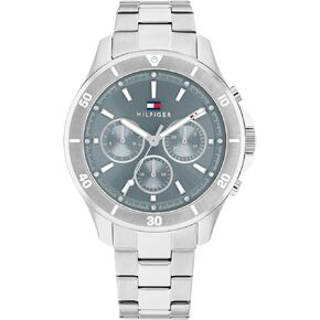 Tommy Hilfiger Multifunction Watch for Women - Sporty Boyfriend-Style Wristwatch for Her - Stainless Steel - Water-Resistant up to 3 ATM/30 Meters - Premium Fashion for Everyday Wear - 38mm