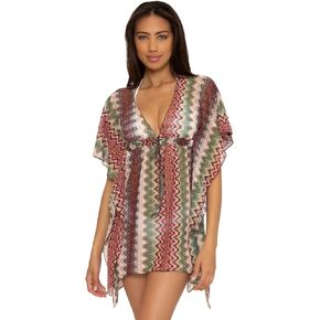 BECCA by Rebecca Virtue Antigua Crochet Tunic Cover-Up
