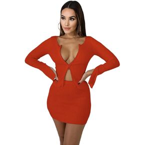 BYDIVA Women's Beauty Two Way Ribbed Tops and Skirts Sets Double Zipper Two Piece Outfits