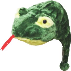 Petitebella Snake Warm Hat (Green, One Size)