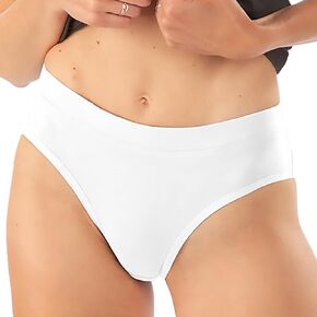 Maggie's Organic Bikini Bottom - No Pinch Elastic Waistband - Full Bottom Women Bikini - 2 Pack