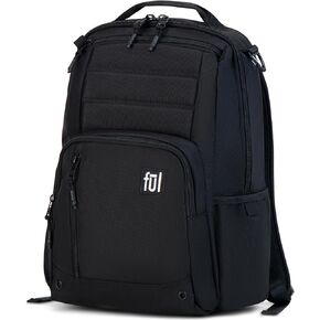 FUL Tactics Collection 15 Inch Laptop Backpack, Phantom Padded Computer Bag for Commute or Travel, Navy, One Size