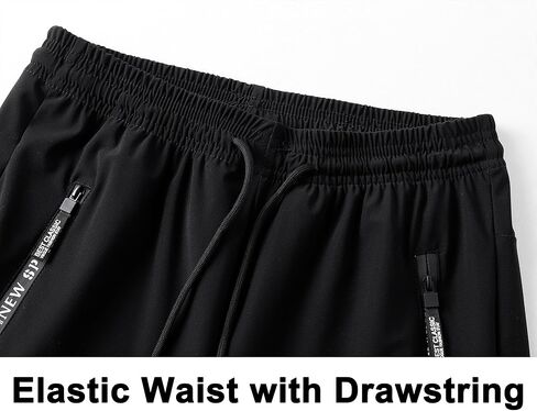 بنطال رياضي رجالي من Nopuper مزود بجيوب، بنطال رياضي لليوجا والجولف والجري والبيجامة وتدريبات صالة الألعاب الرياضية in Kuwait