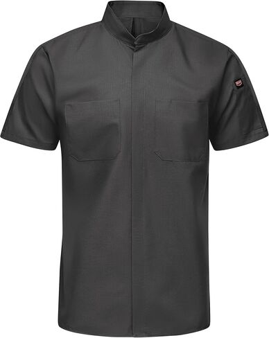 Red Kap mens Short Sleeve Pro+ With Oilblok and MimixÂ™ work utility shirts, Charcoal, Large US in Saudi Arabia