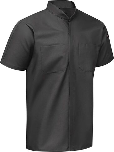 Red Kap mens Short Sleeve Pro+ With Oilblok and MimixÂ™ work utility shirts, Charcoal, Large US in Saudi Arabia