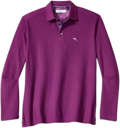 Tommy Bahama Long Sleeve Lumin Fronds Five Oclock Golf Polo Shirt in Saudi Arabia