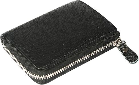 kilofly Genuine Leather Card Slot ID Holder Wallet + Keychain Cable Organizer in Saudi Arabia
