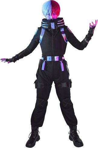 miccostumes Unisex Full Set of Anime Combat Uniform Suit Cosplay Costume Outfits in Kuwait