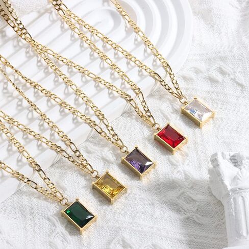 THUNARAZ قلادات ذهبية الطبقات للنساء العصرية 14 قيراط مطلية بالذهب بيان طبقات قلادة متعرجة ثعبان سلسلة قلادة قلادة مجموعة حجر محظوظ عيد ميلاد هدية عيد الحب in Kuwait