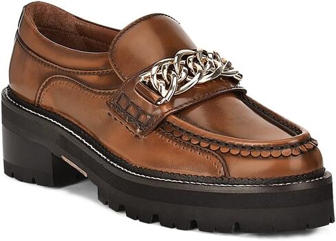 FRANCO CUADRA Women's Slip On Moccasin in Genuine Leather Brown in Saudi Arabia