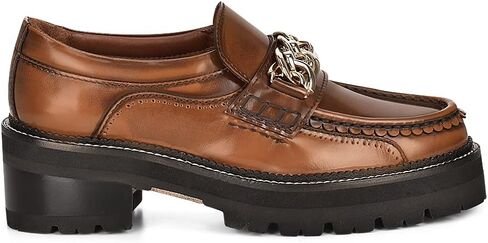 FRANCO CUADRA Women's Slip On Moccasin in Genuine Leather Brown in Saudi Arabia