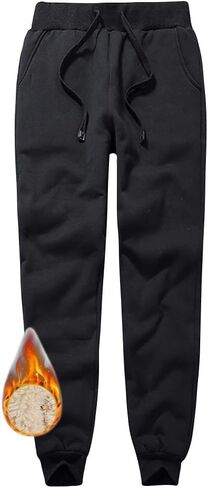 Aprsfn Women's Casual Warm Sherpa Lined Active Pants Jogger Harem Pants in Saudi Arabia
