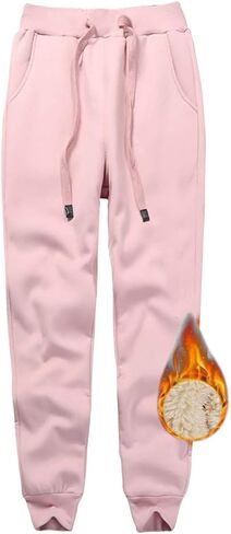 سروال حريمي كاجوال دافئ مبطن بصوف الشيربا من Aprsfn in Kuwait