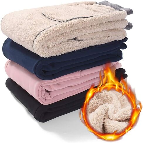 سروال حريمي كاجوال دافئ مبطن بصوف الشيربا من Aprsfn in Kuwait