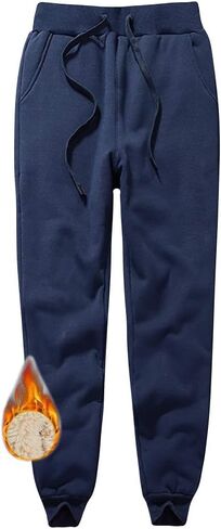 Aprsfn Women's Casual Warm Sherpa Lined Active Pants Jogger Harem Pants in Saudi Arabia