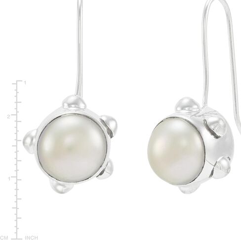 Silpada 'Fine Treasure' Sterling Silver Freshwater Pearl Drop Earrings in Saudi Arabia