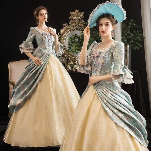 فساتين KEMAO Rococo الفيكتورية الباروكية ماري أنطوانيت في فترة عصر النهضة in Kuwait