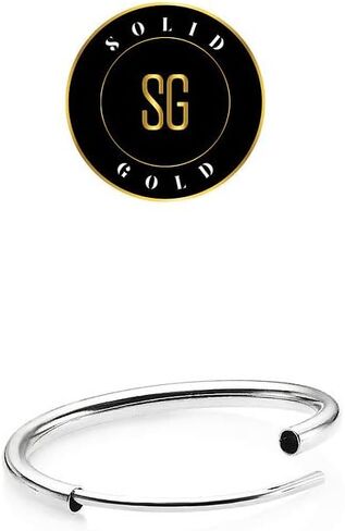 SOLIDGOLD - 14K Real Gold Filled Endless Infinity Hoop Sleeper Earrings 10-40mm | Yellow, Rose & White Gold in Kuwait
