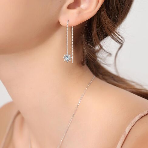 S925 Sterling Silver Threader Drop Earrings in Kuwait