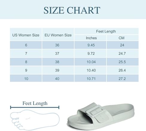 Womens Comfort Adjustable Two Strap Double Buckle eva Sandals Slip on Slides in Saudi Arabia