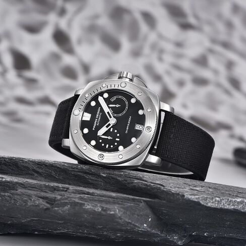Pagani Design Men's Automatic Mechanical Watch Sports Diving Waterproof Nylon Band Men's Watch Automatic Calendar Sapphire Glass Watch in Saudi Arabia