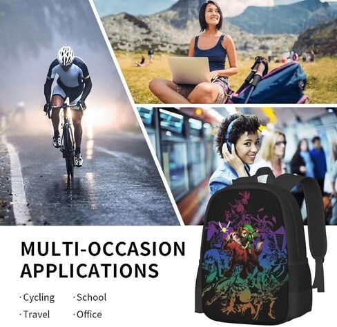 Game Theme Backpack Skyward Sword Backpack Casual Travel Backpack Fashion Laptop Backpack Adventure Game Backpack Casual Daypack Unisex Adventure Game Fan Gift in Saudi Arabia
