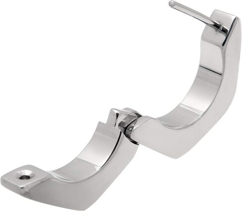 Lavari - Stainless Steel Mano Stud Hoop Earring in Saudi Arabia
