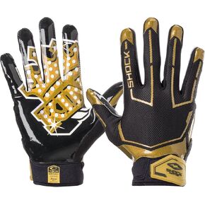 Shock Doctor Showtime Receiver Glove, Black/Gold King M