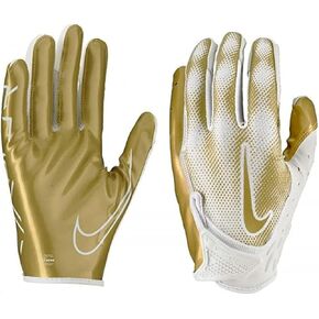 Nike Vapor Jet 7.0 Football Gloves White | Gold Medium
