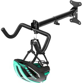 Bike Wall Hanger, Bike Wall Mount, Adjustable Bike Hangers for Garage, Bike Rack Garage, Indoor Horizontal Bike Wall Hanger for Mountain Bike, Road Bike, Hybrid Bikes (1 Pack)