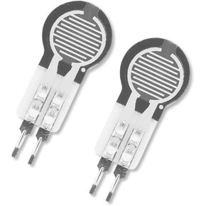 Thin Film Pressure Sensor 2Pcs，20g-2Kg High Precise Force Sensitive Resistor Force Sensor Resistance Type Force Sensing Resistor for DIY Industrial Precise Measurement Control