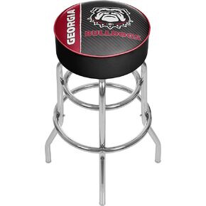 University of Georgia Padded Swivel Bar Stool - Text in Kuwait