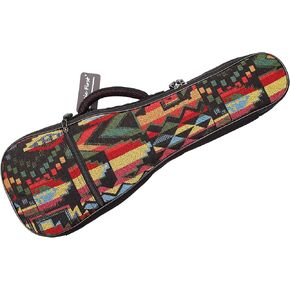 MUSIC FIRST Woven The Native Vintage Style Ukulele case Ukulele Bag Ukulele gig Bag (23~24 inch Concert, The Native)