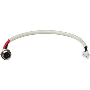 AlveyTech Mini 3-Prong 4-Wire Charger Port - Replacement Switch Harness for Gyroor Warrior G2, Swagtron Swagboard T1 Pro, T3, T5, T6 Outlaw, Original Swagway, Hoverboard, Scooter