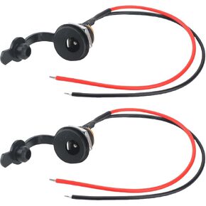 6V and 12V Charging Port for Electric Scooters Hoverboards Electric Bikes Use Round Hole Socket Parts