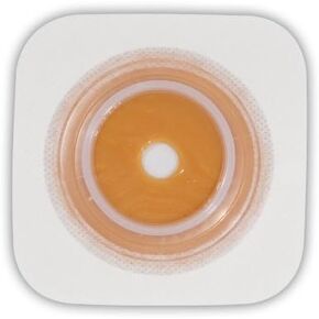 Convatec 125271 SUR-FIT Natura Two-Piece Pre-Cut, Stomahesive Flexible Skin Barrier with tape collar, Tan, 45mm (1 3/4") flange; 25mm (1") stoma opening, 10/BX