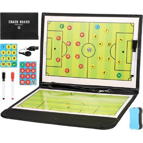 Dry Erase Baseball Lineup Board, Magnetic Baseball Lineup Board for Dugout Soccer Coaching Board Tactics Board with Marker Pen for Coaches