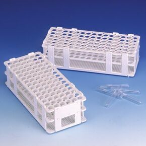 SP Bel-Art Indexed Test Tube Rack; For 10-13mm Tubes, 90 Places, Serpentine Numbering (F18745-0099)