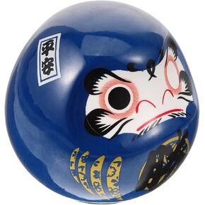 Cabilock Japanese Daruma Ceramic Daruma Doll Table Centerpiece Car Dashboard Figurine Japanese Decor Symbol of Good Luck and Encouragement